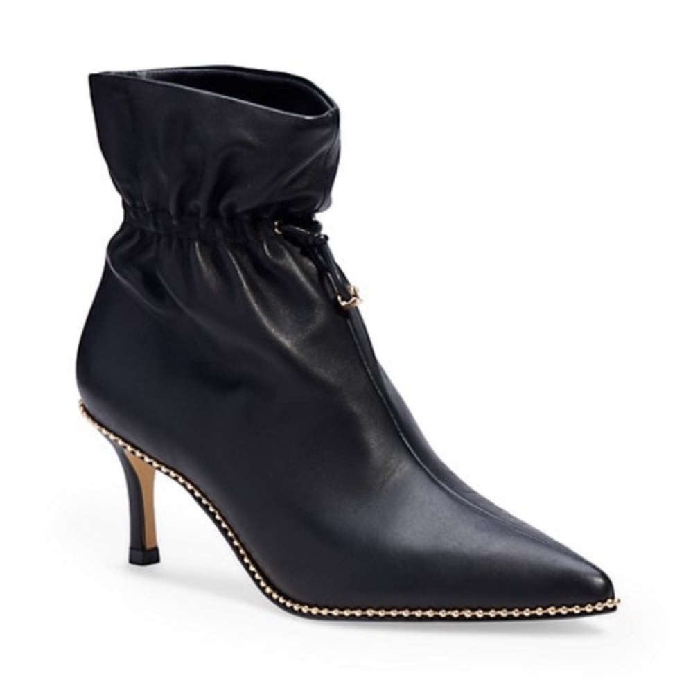 COACH Wynie Leather Ankle Boots - Picture 2 of 13